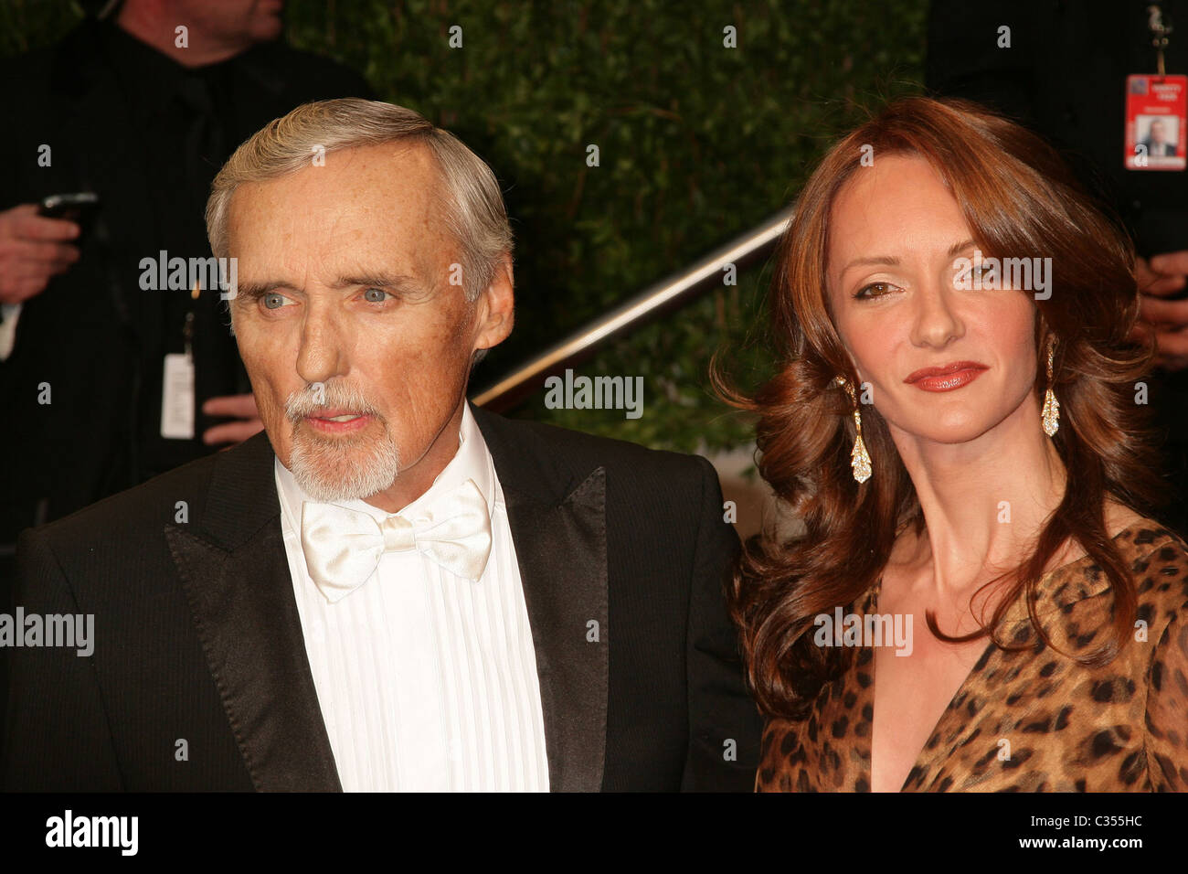 Dennis Hopper und Ehefrau Victoria Duffy die 81st Annual Academy Awards (Oscars) - Vanity Fair Party Hollywood, Kalifornien- Stockfoto