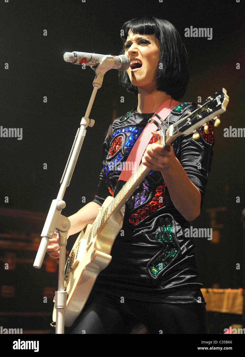 Katy Perry tritt bei Koko London, England - 26.02.09 Stockfoto