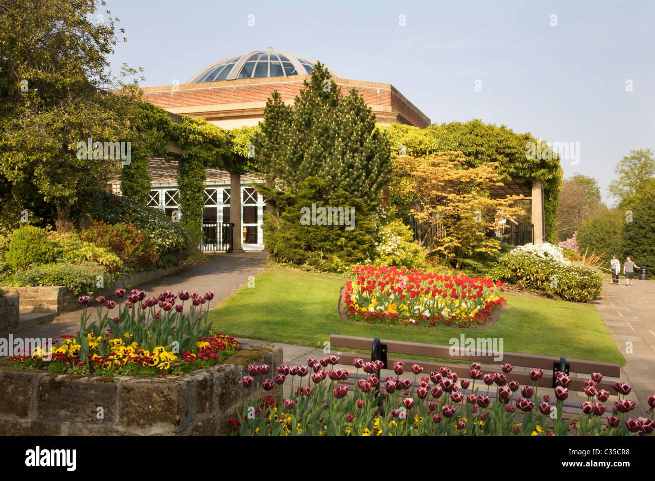 Sun Valley Gardens Harrogate North Yorkshire England Pavillon Stockfoto