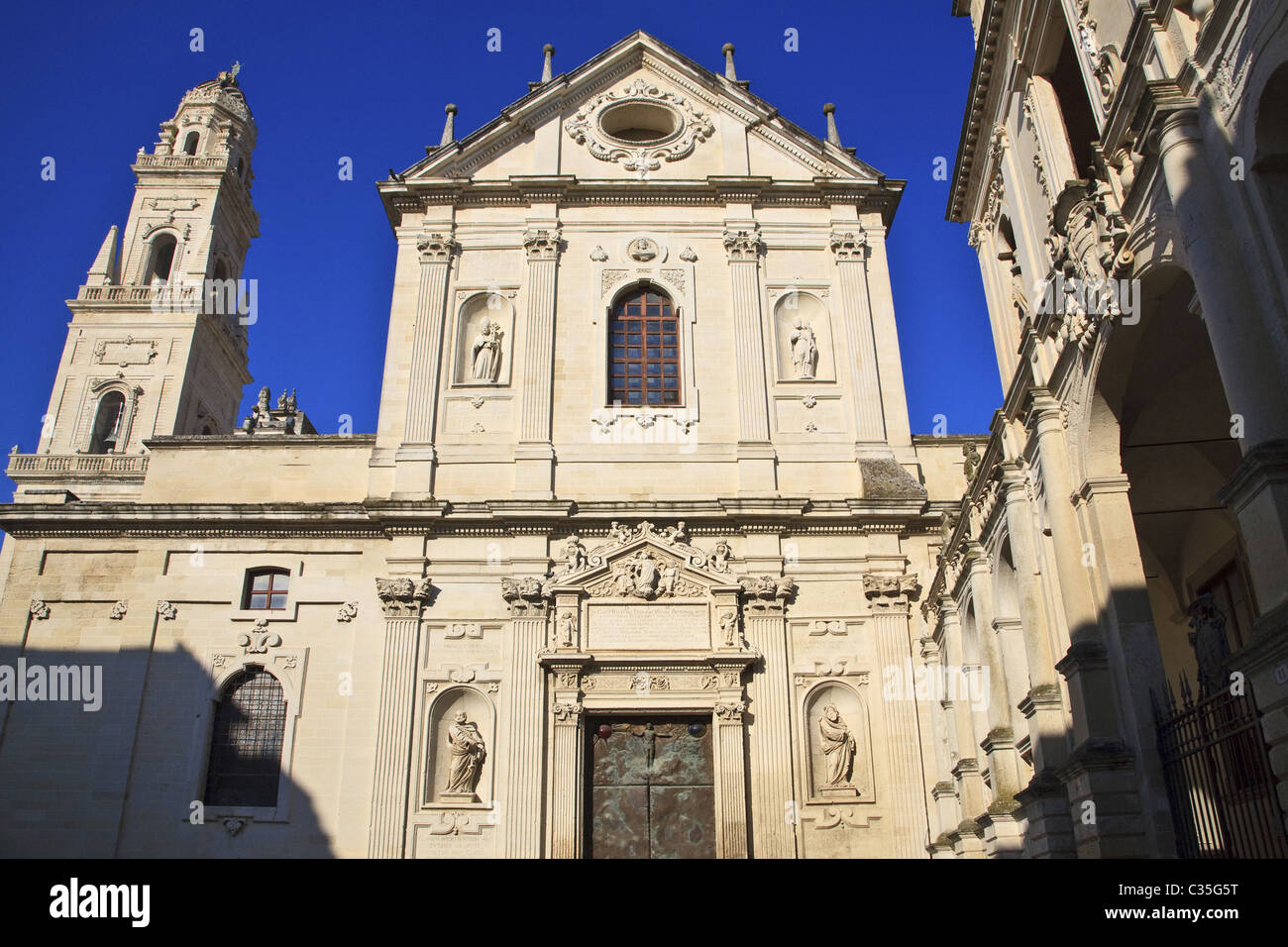 Cattedrale dell'Annunziata Kirche, Lecce, Apulien, Italien, Europa Stockfoto