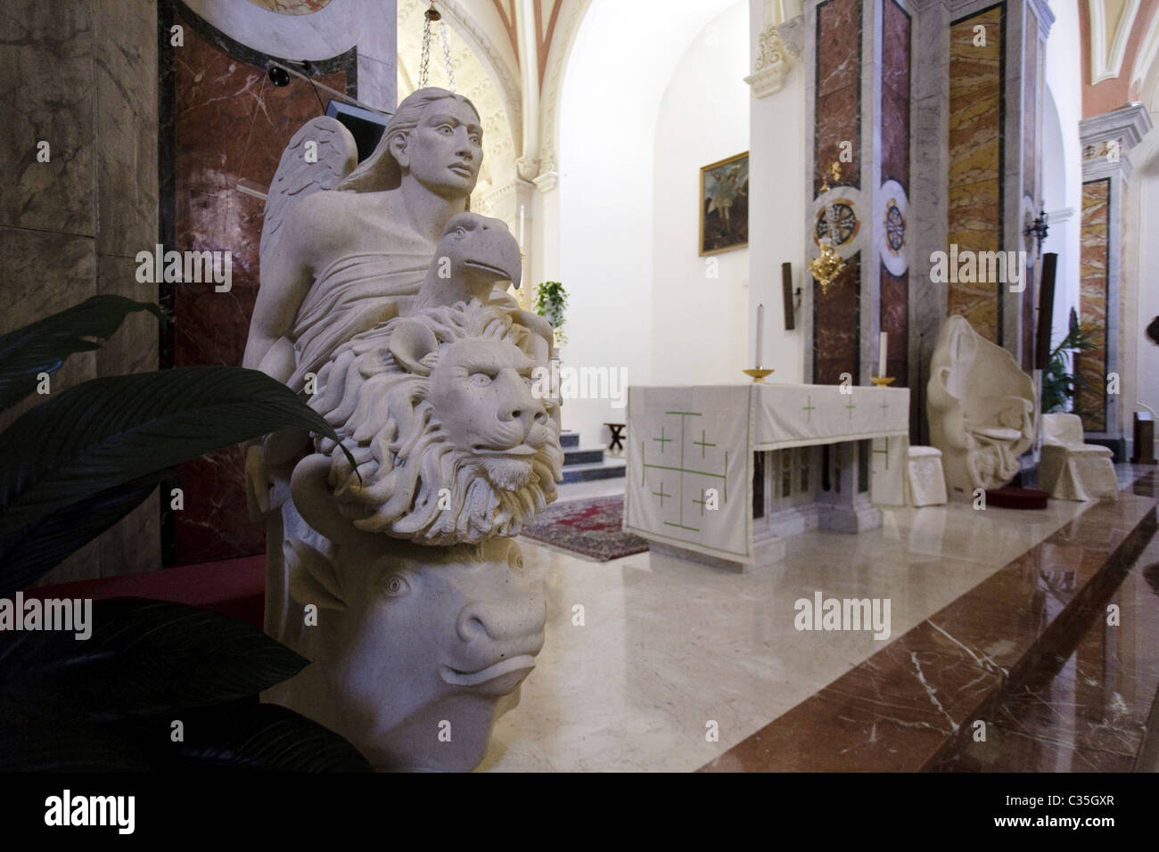 Kirche, Specchia, Apulien, Italien, Europa Stockfoto