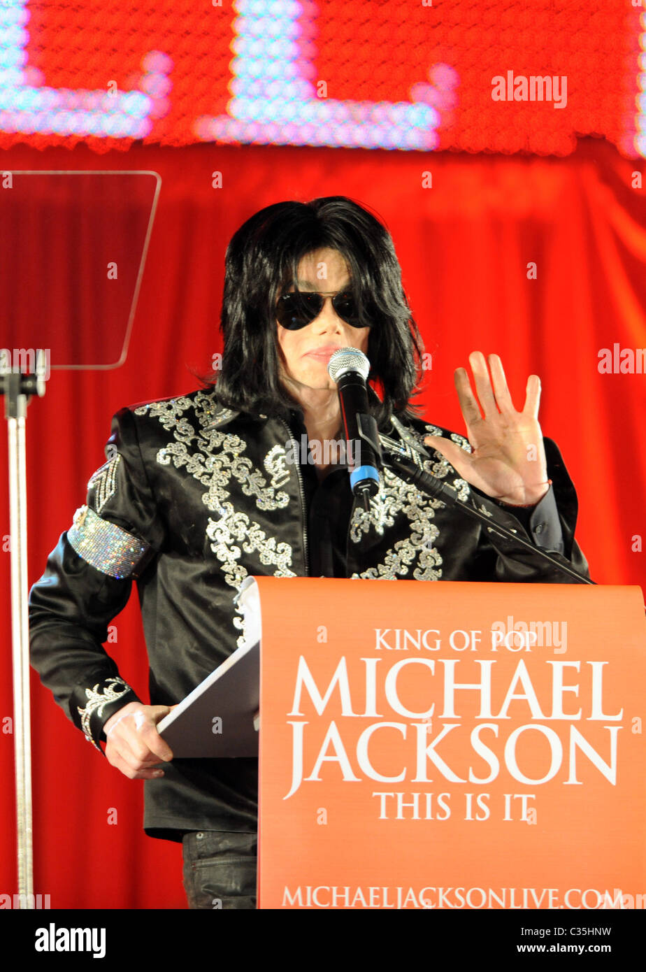 * JACKSON kündigt ABGESANG zeigt MICHAEL JACKSON wird ein spektakuläre ...