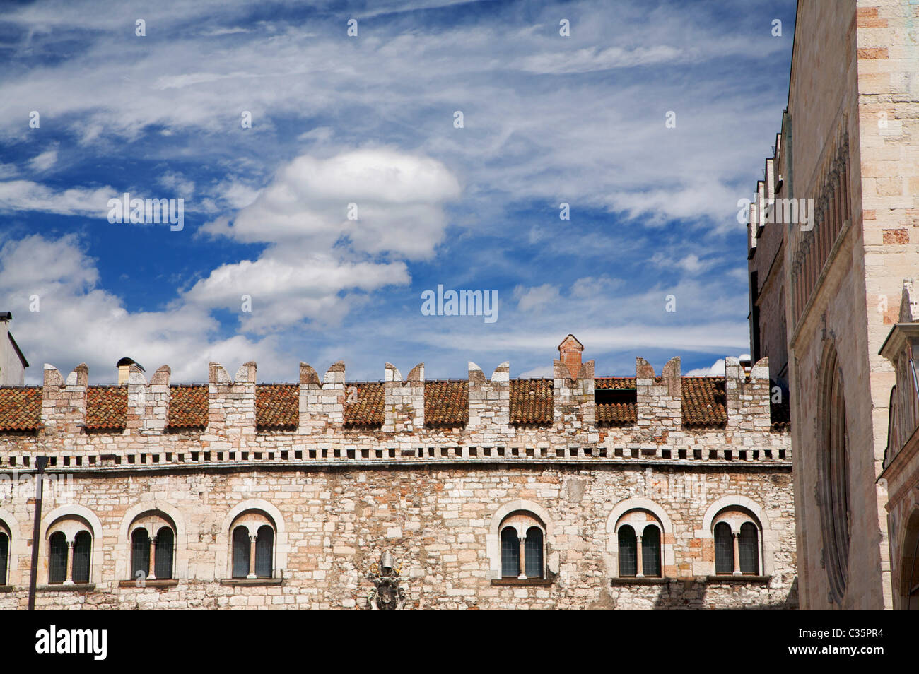 Palazzo Pretorio, Duomo Platz, Trento, Trentino Alto Adige, Italien, Europa Stockfoto