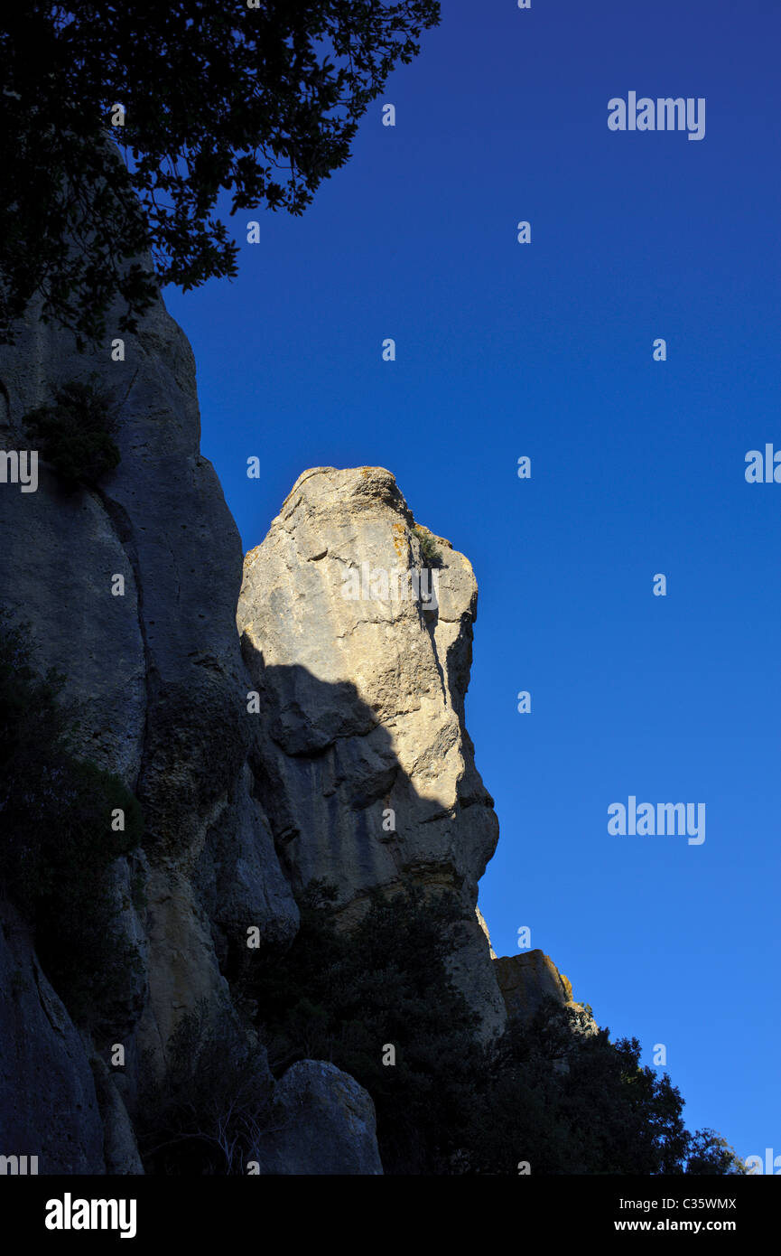 Klettern Fels in Spanien Stockfoto
