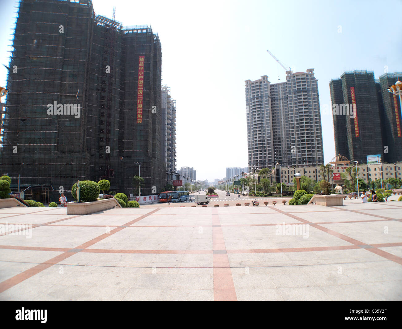 Stadtbild von Qingyuan, Guangdong, China Stockfoto