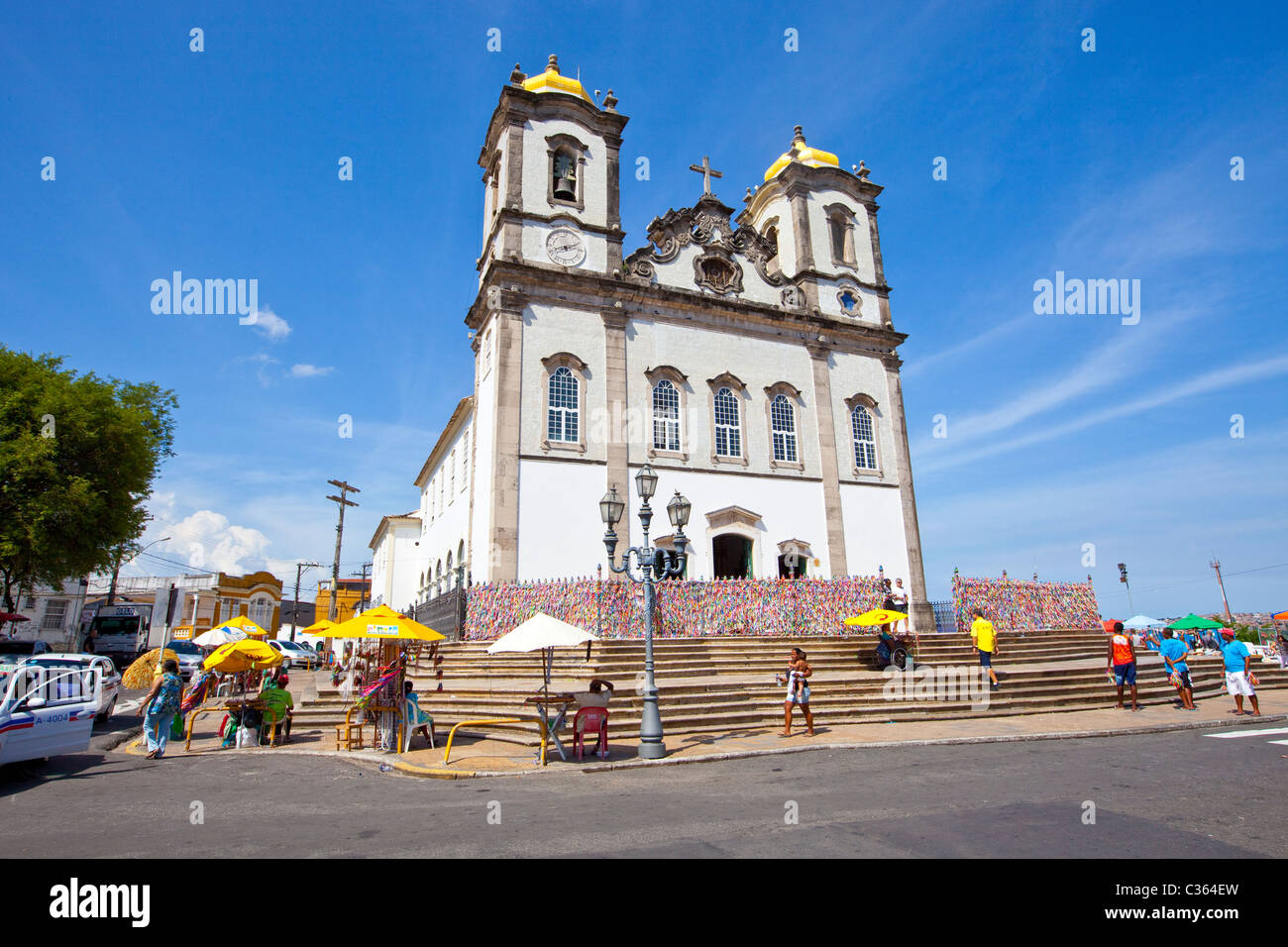 Kirche Nosso Senhor Do Bonfim, Salvador, Brasilien Stockfoto