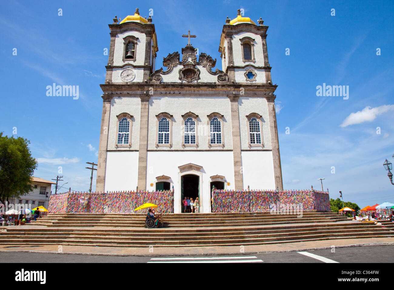 Kirche Nosso Senhor Do Bonfim, Salvador, Brasilien Stockfoto
