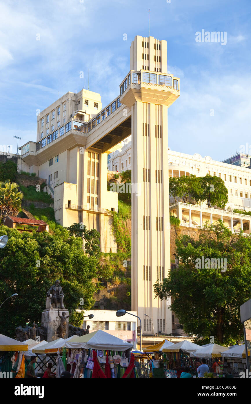 Lacerda Aufzug, Salvador, Brasilien Stockfoto