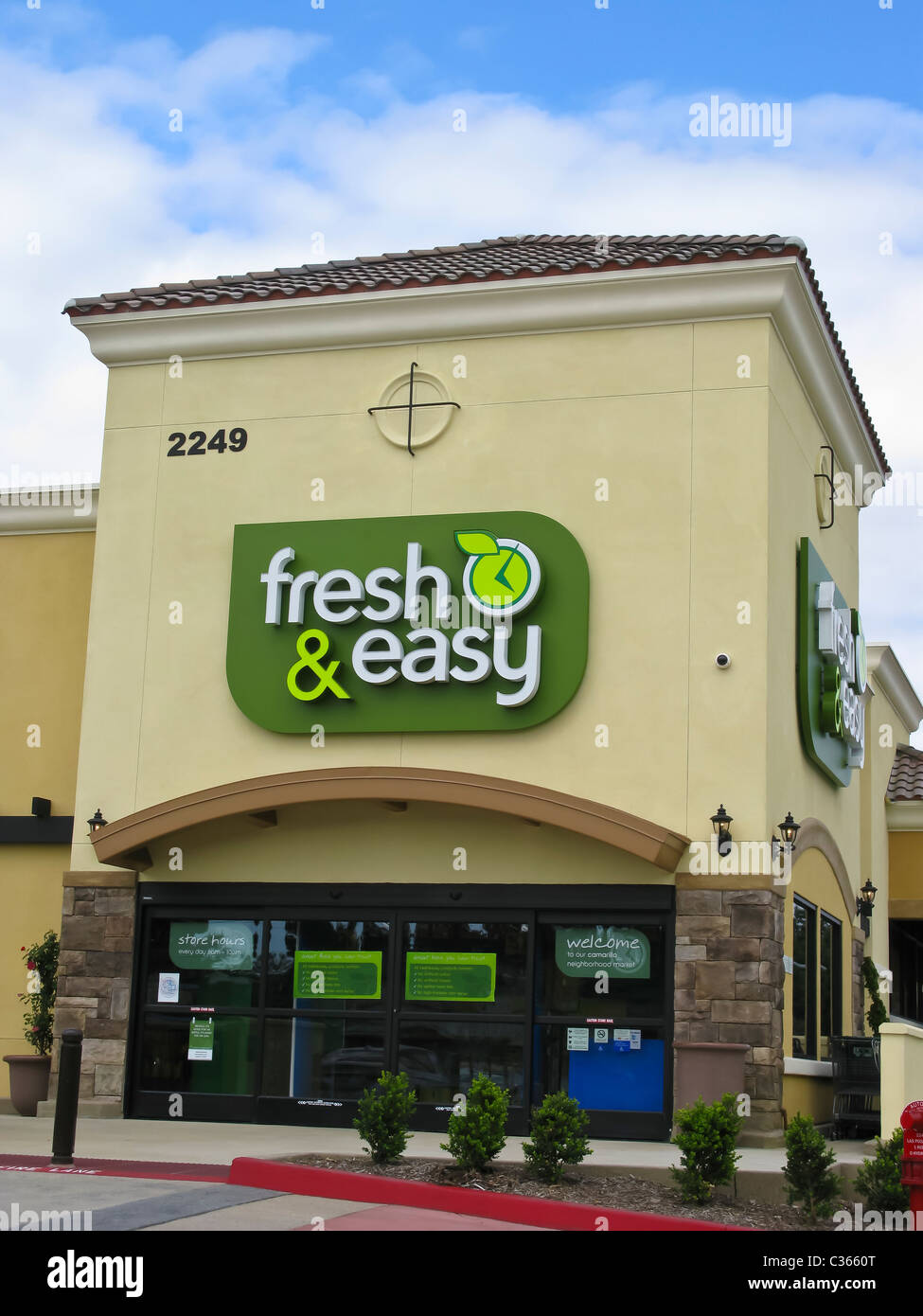 Die Vorderseite des eine frische und freundliche Börse in Camarillo / Kalifornien Stockfoto