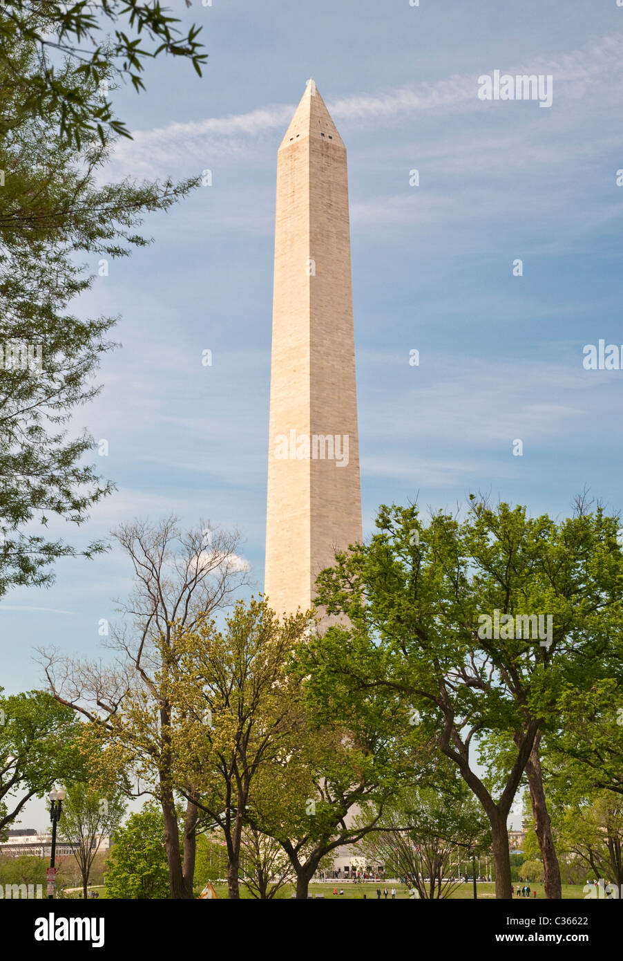 Washington Monument in Washington, D.C. Stockfoto