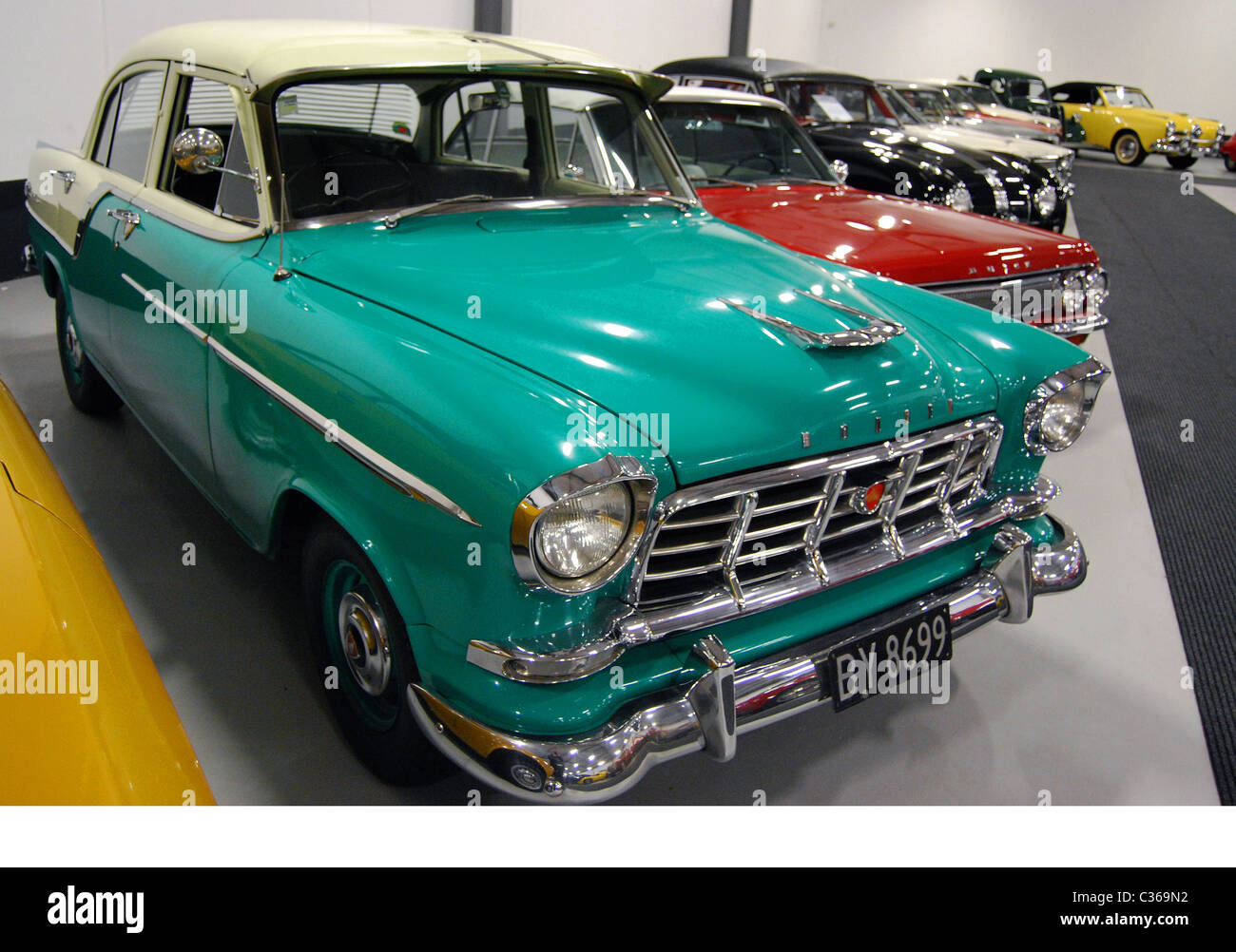 Holden FC spezielle 1959 Auto an Classic Cars Museum, Nelson, Südinsel Neuseeland Stockfoto