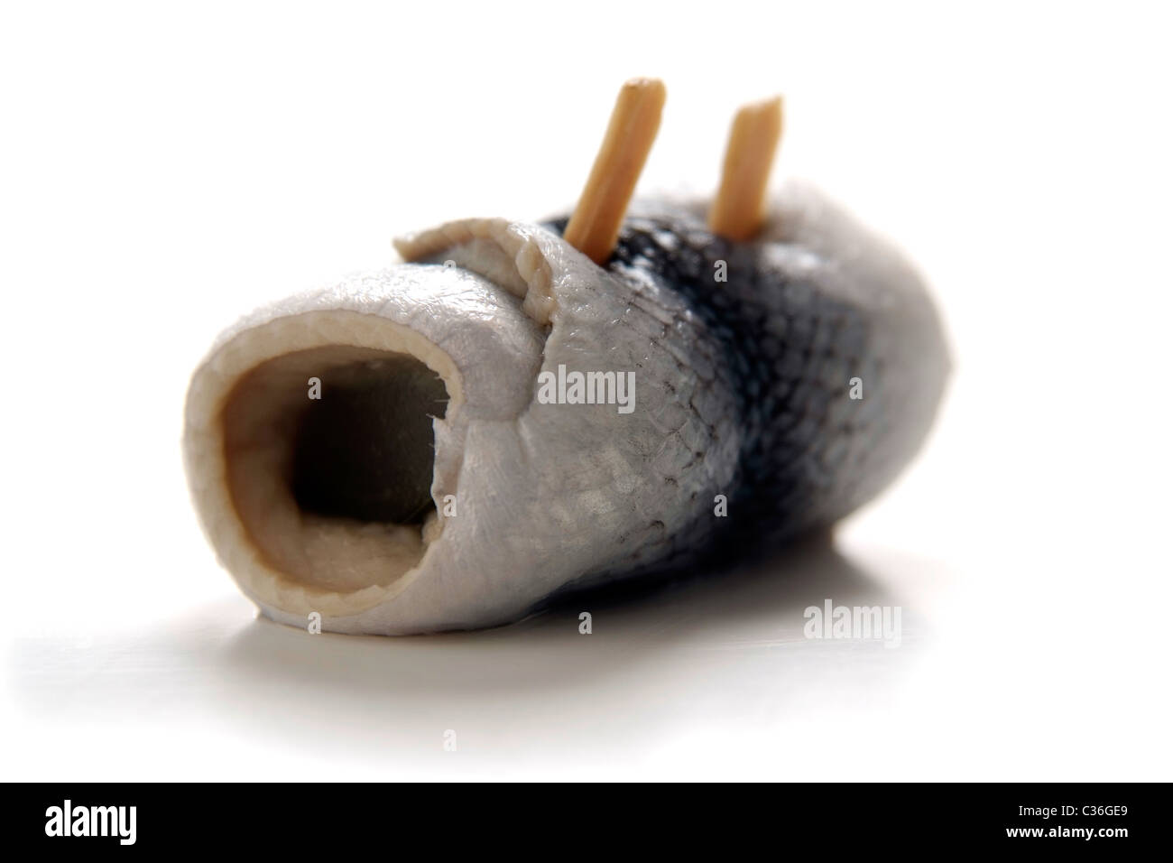 Eingelegter Hering Stockfoto