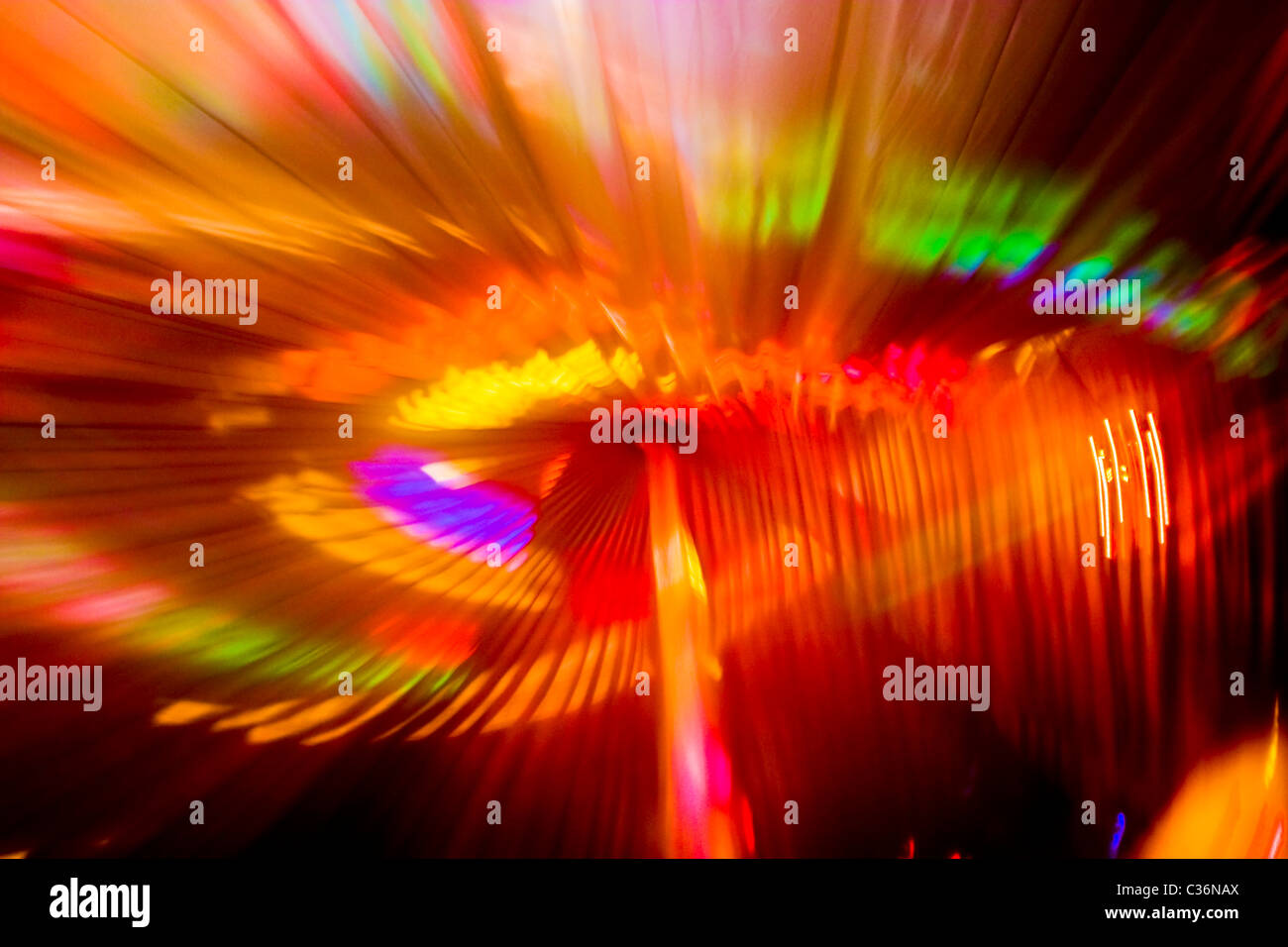 hell-Disco-Party Lichter auf ein Festzelt in einem wedding.landscape format.copy Raum. Stockfoto
