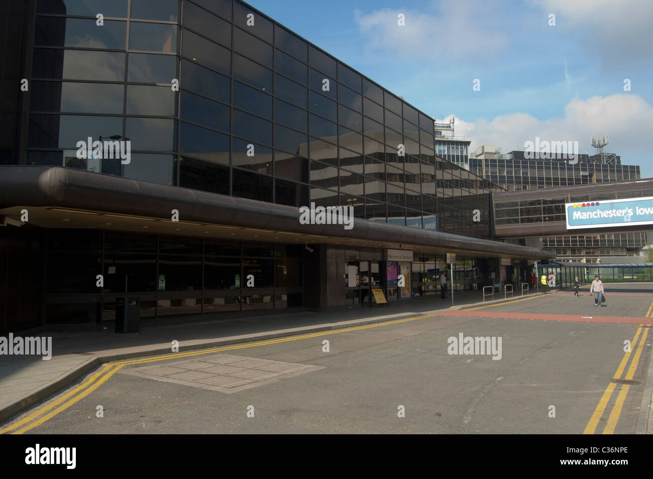 Manchester Airport Terminal 3 Eingang Stockfoto