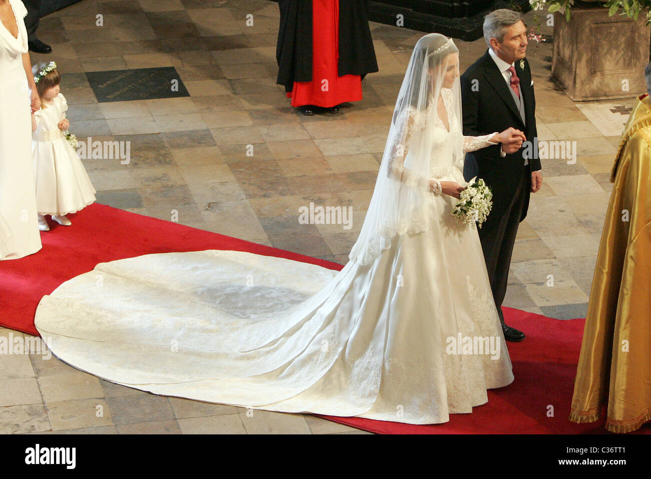 Seine königliche Hoheit Prinz William von Wales KG und Miss Catherine Middleton Hochzeit in der Westminster Abbey auf Freitag, 29. April 2011 Stockfoto