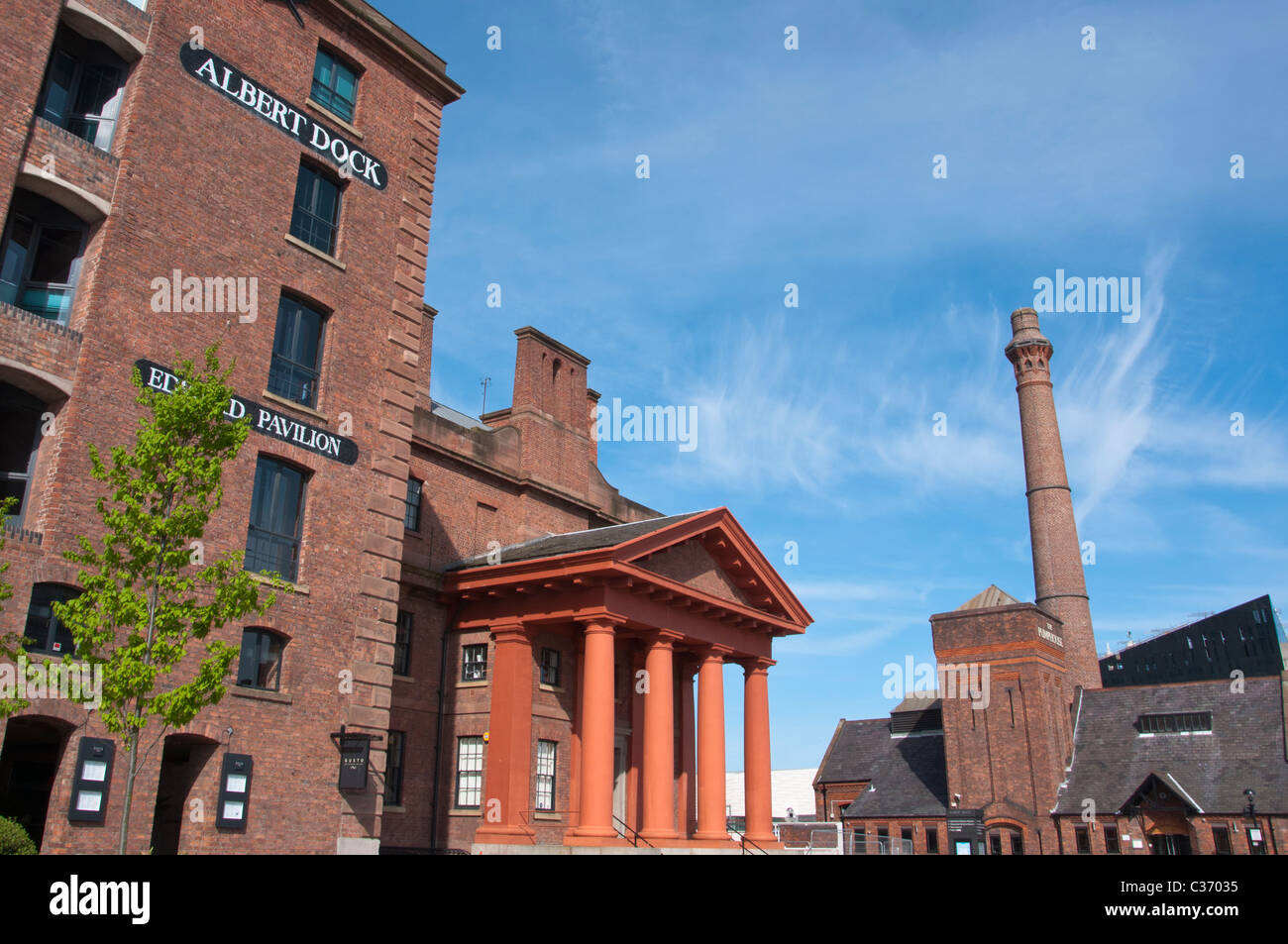 Albert Dock in Liverpool, England. Stockfoto