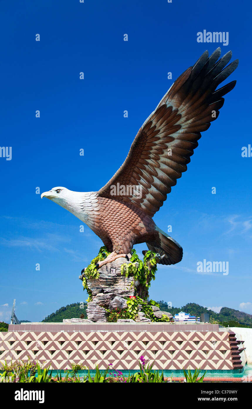 Eagle Square, Langkawi Stockfoto