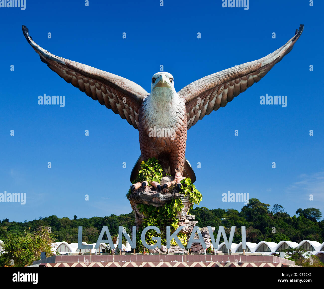 Eagle Square, Langkawi Stockfoto