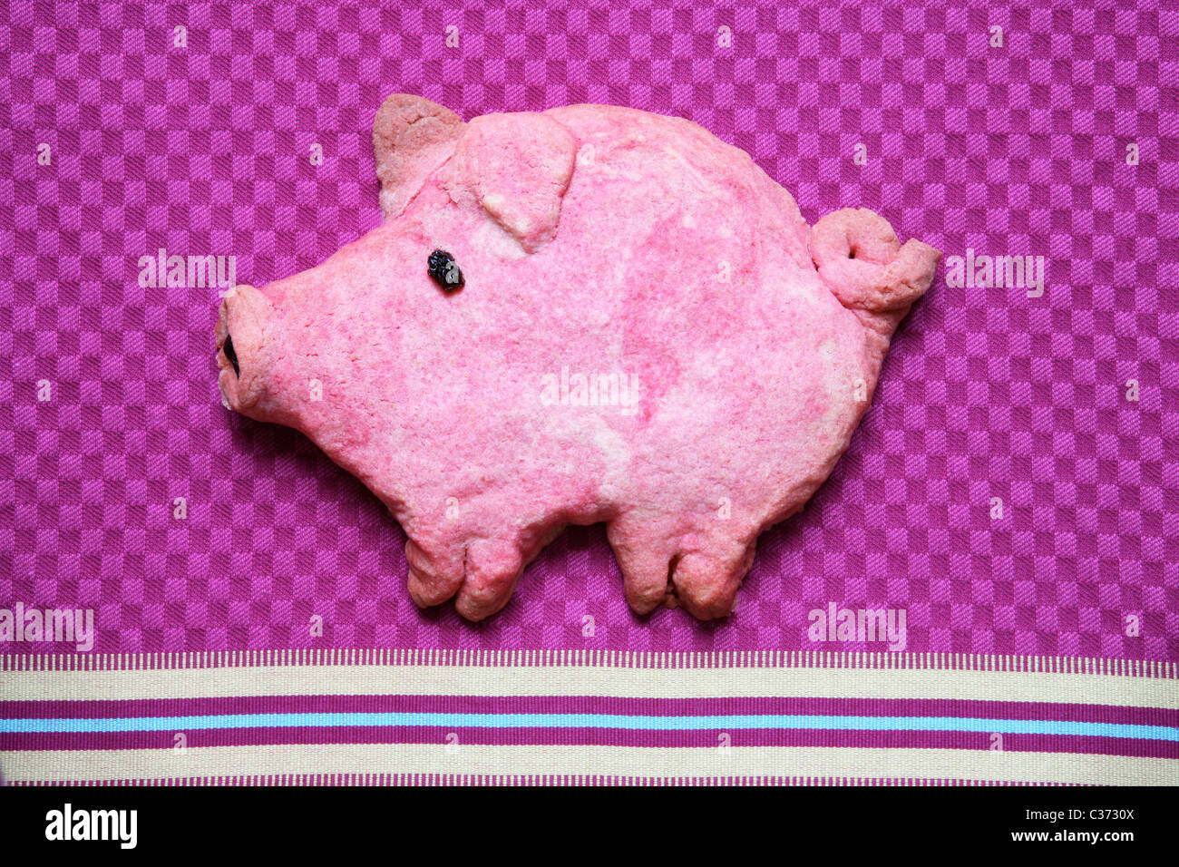 Glücksschwein Stockfoto