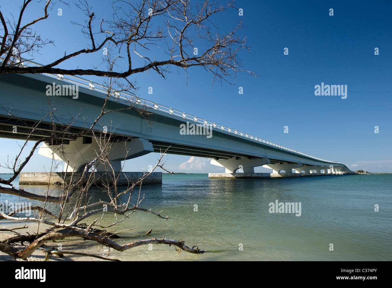 Sanibel Island Causeway - Sanibel Island, Florida Stockfoto
