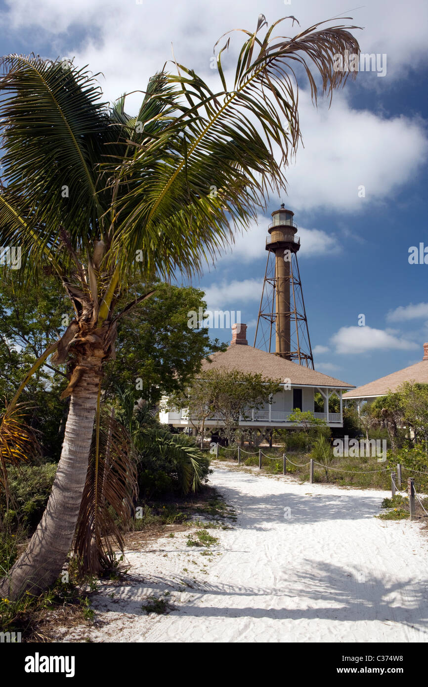 Sanibel Island Lighthouse - Sanibel Island, Florida Stockfoto