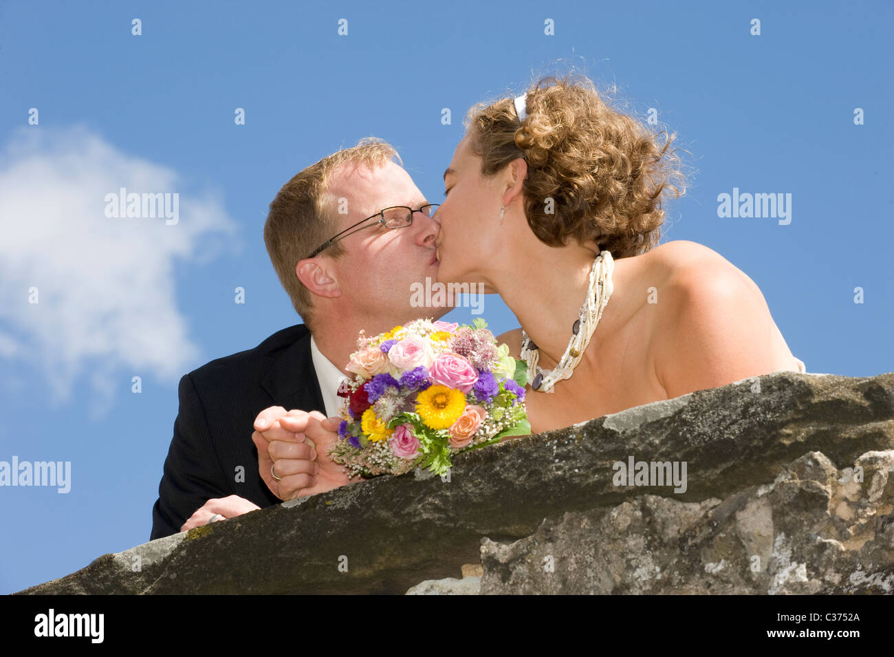 Hochzeit-Zeit Stockfoto