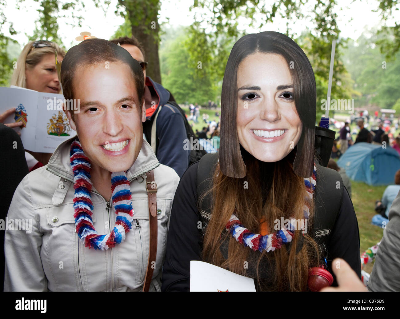 Königliche Hochzeit von Prinz William und Kate. Stockfoto