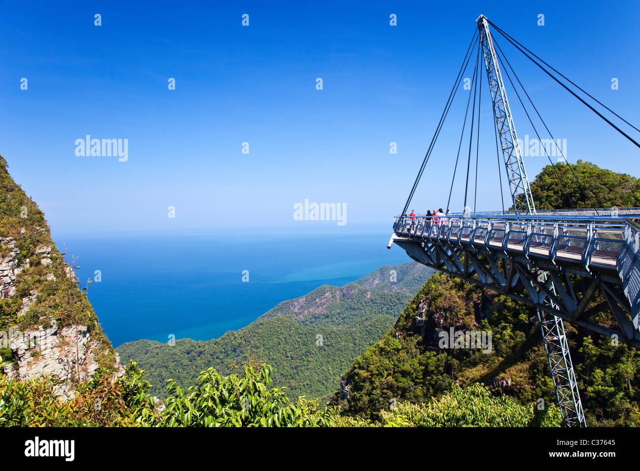Langkawi Sky Bridge, Malaysia Stockfoto