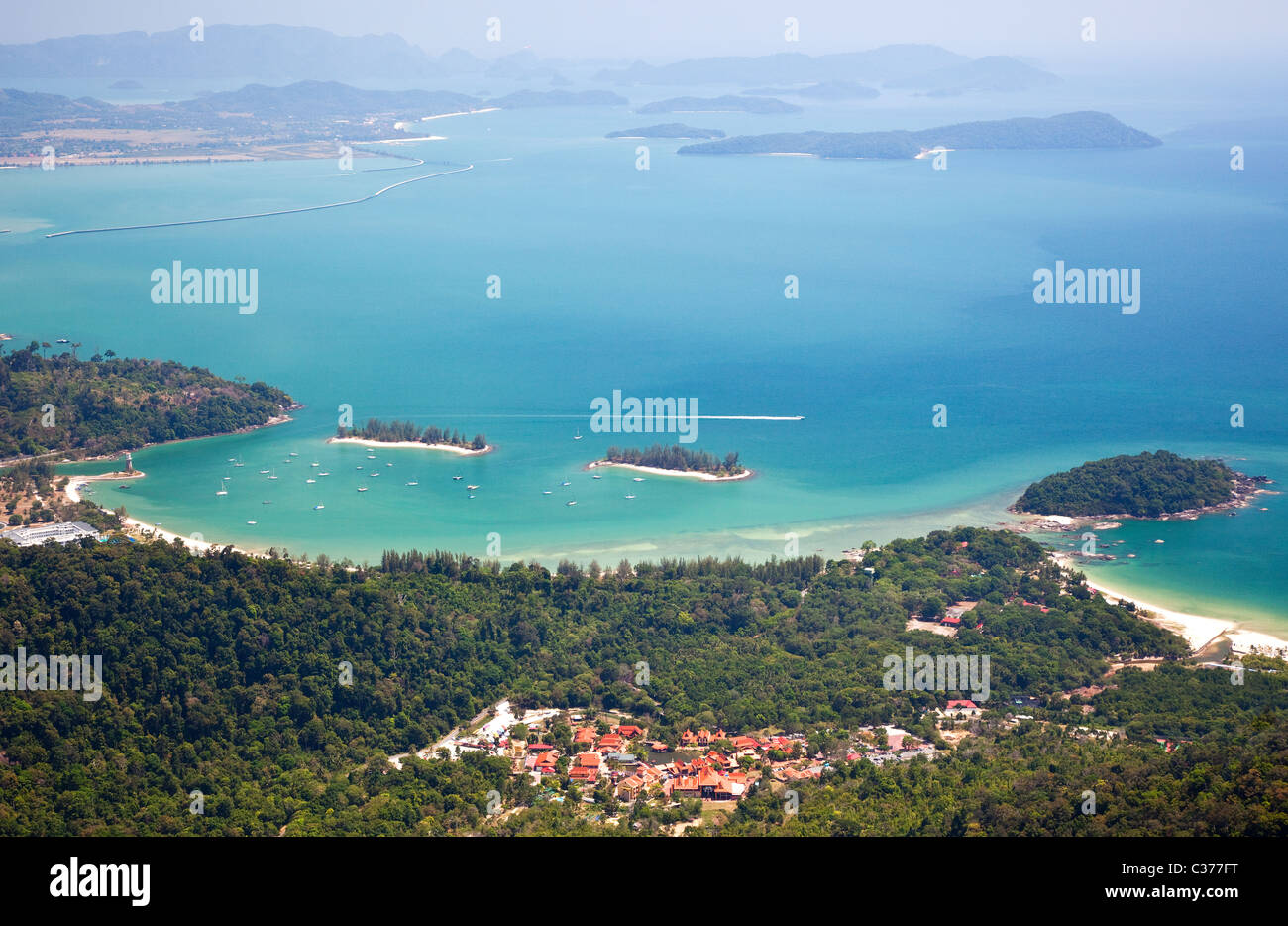 Westküste von Langkawi, Malaysia Stockfoto