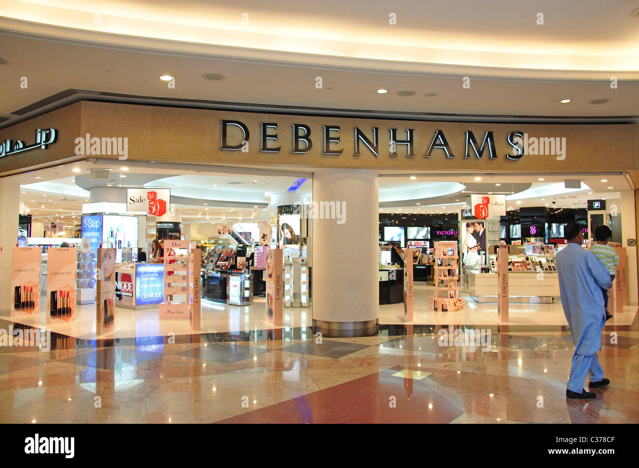 Die Debenham Kaufhaus, Einkaufszentrum Mall of the Emirates, Al Barsha, Dubai, Vereinigte Arabische Emirate Stockfoto