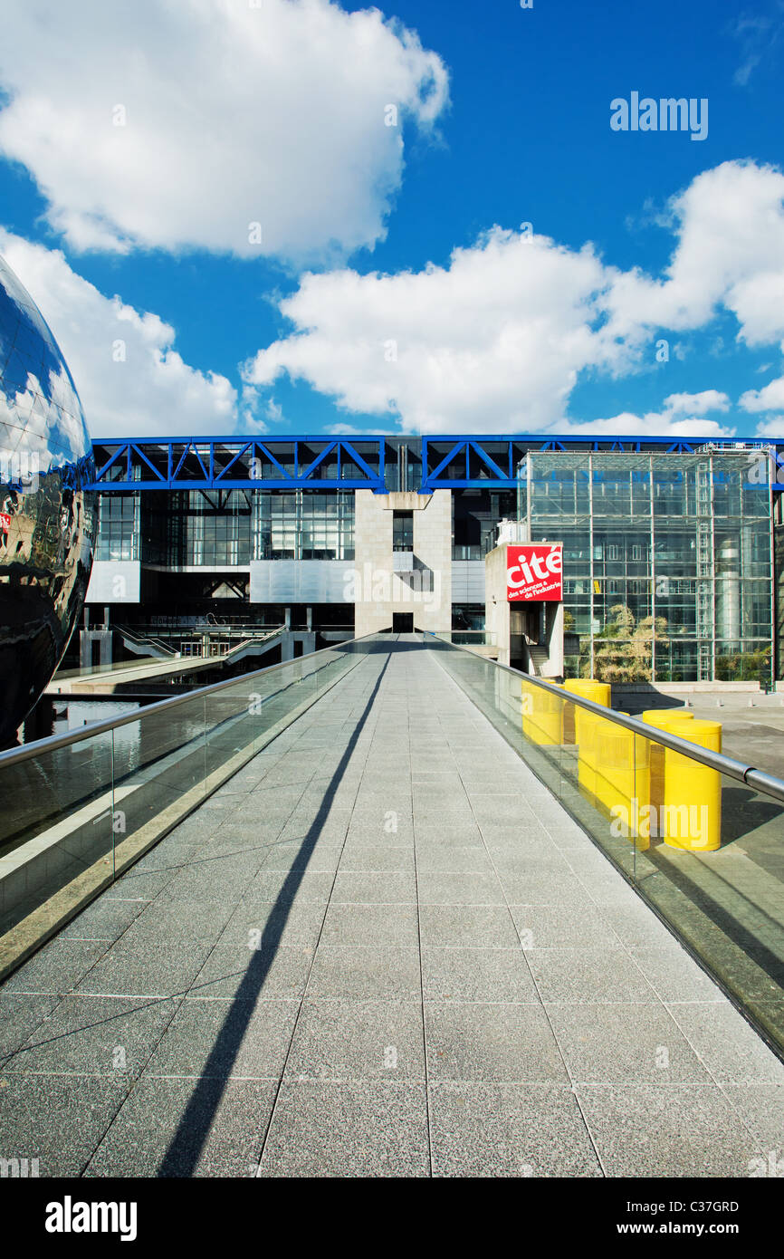 Parc De La Villette Paris Stockfotografie Alamy
