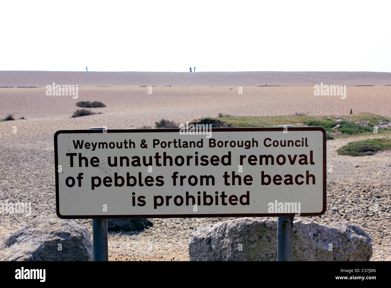 Chesil Beach Weymouth Dorset England UK Stockfoto