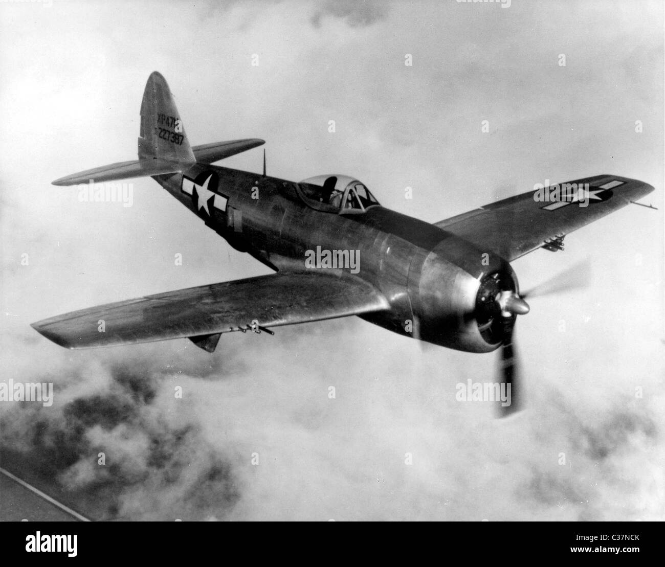 Republik Thunderbolt P-47N Flugzeuge Stockfoto