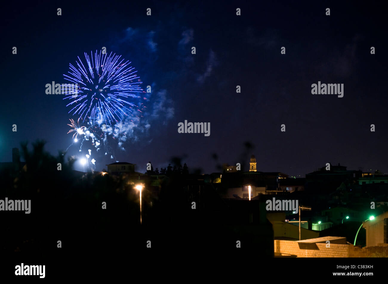 Sinnai, Provincia di Cagliari, Sardinien, Italien Stockfoto