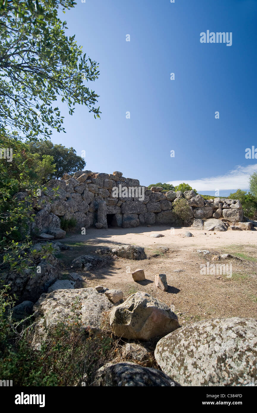 Tombe di Giganti ist Concias, Quartucciu, Provincia di Cagliari, Sardinien, Italien Stockfoto