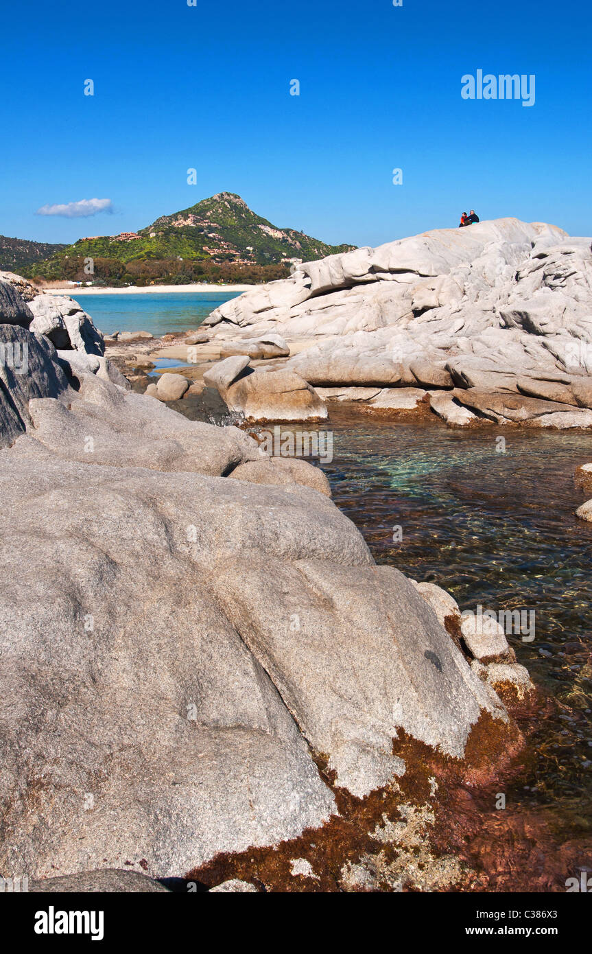 Costa Rei, Scoglio di Peppino, Muravera, Castiadas, Cagliari-Viertel, Sardinien, Italien, Europa Stockfoto