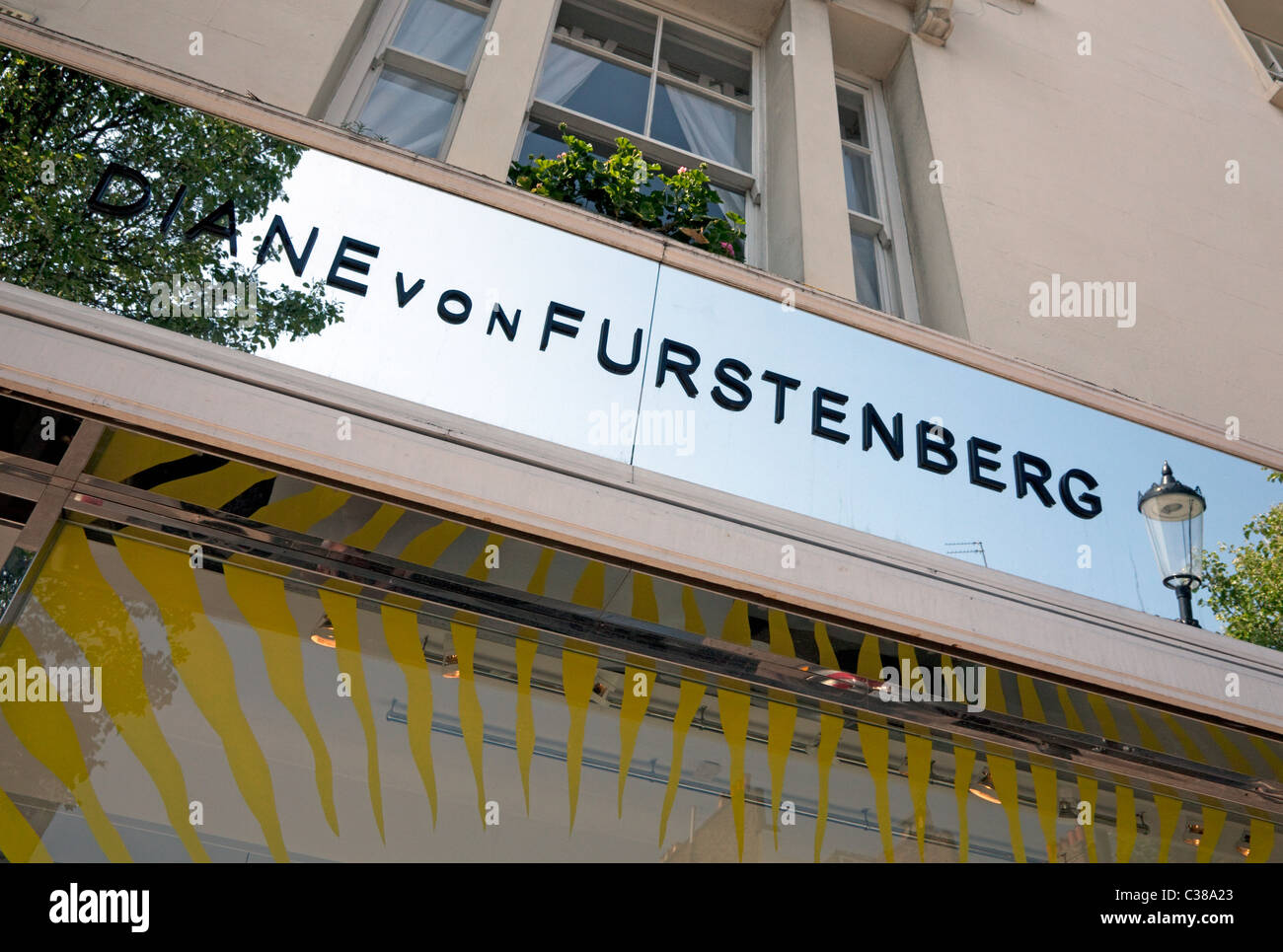 Diane von Furstenburg Mode Shop, London Stockfoto