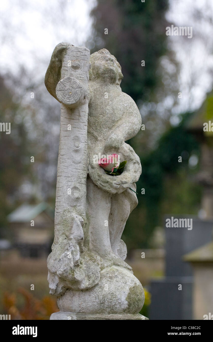 Rakowicki-Friedhof, Krakau, Polen Stockfoto