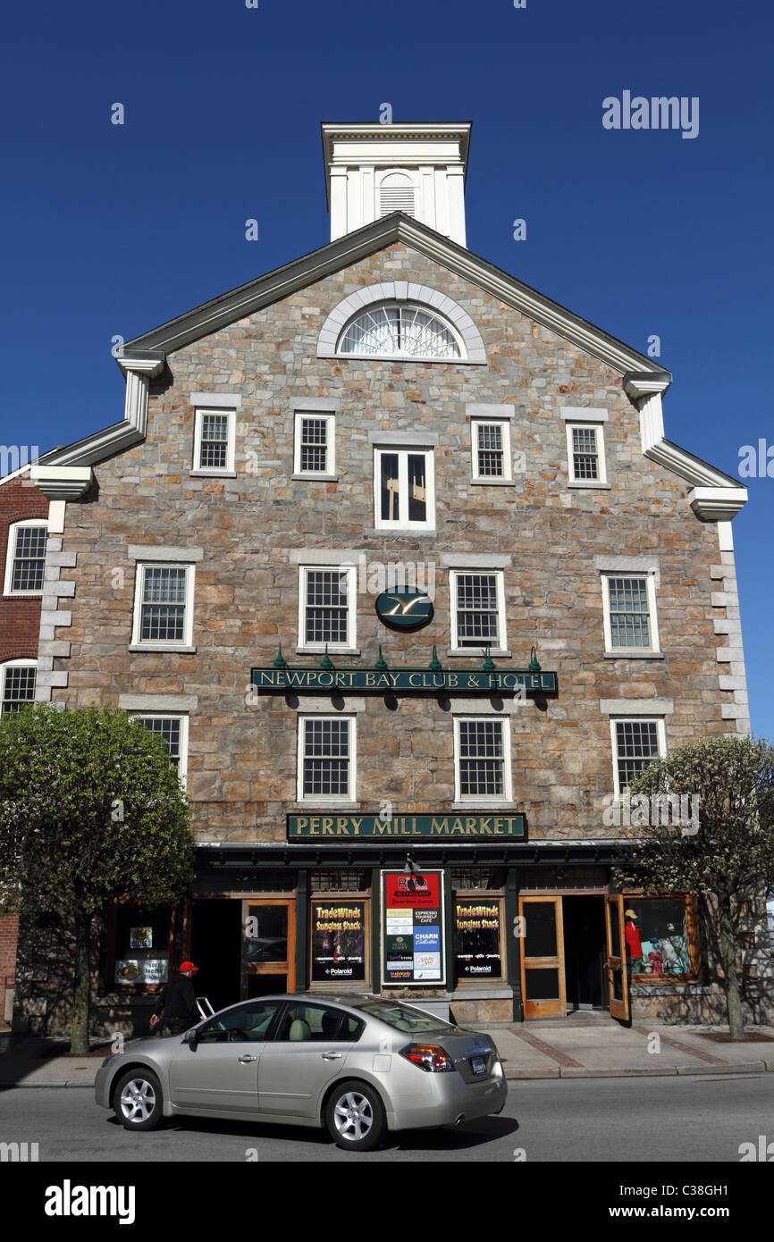 Newport Bay Club und Hotel am Thames Street, Newport, Rhode Island, USA Stockfoto