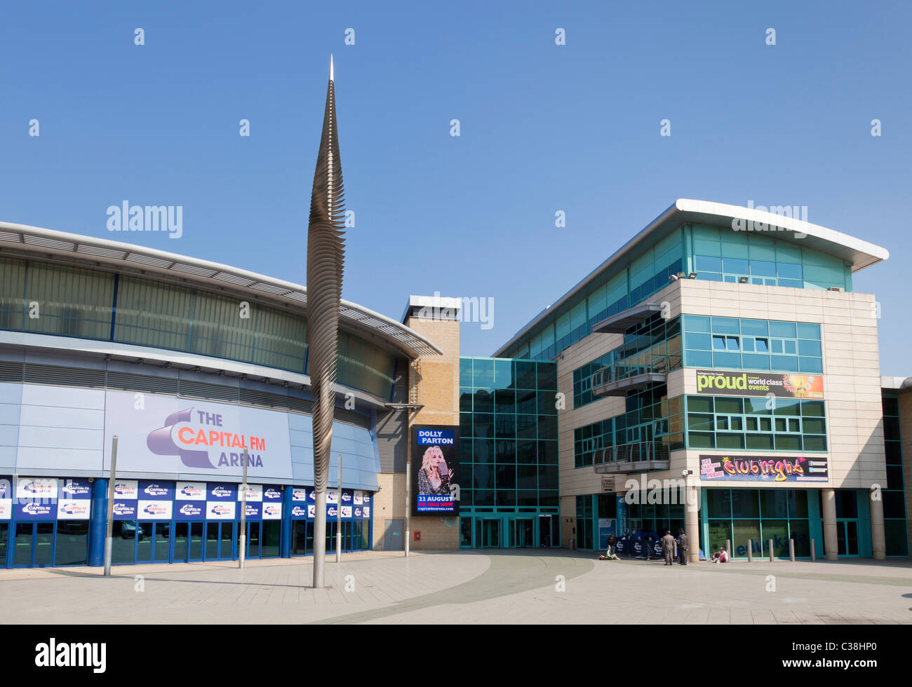 National Ice Center (NIC) oder Capital FM Arena Nottingham Stadtzentrum Nottinghamshire England GBUK EU Europa Stockfoto