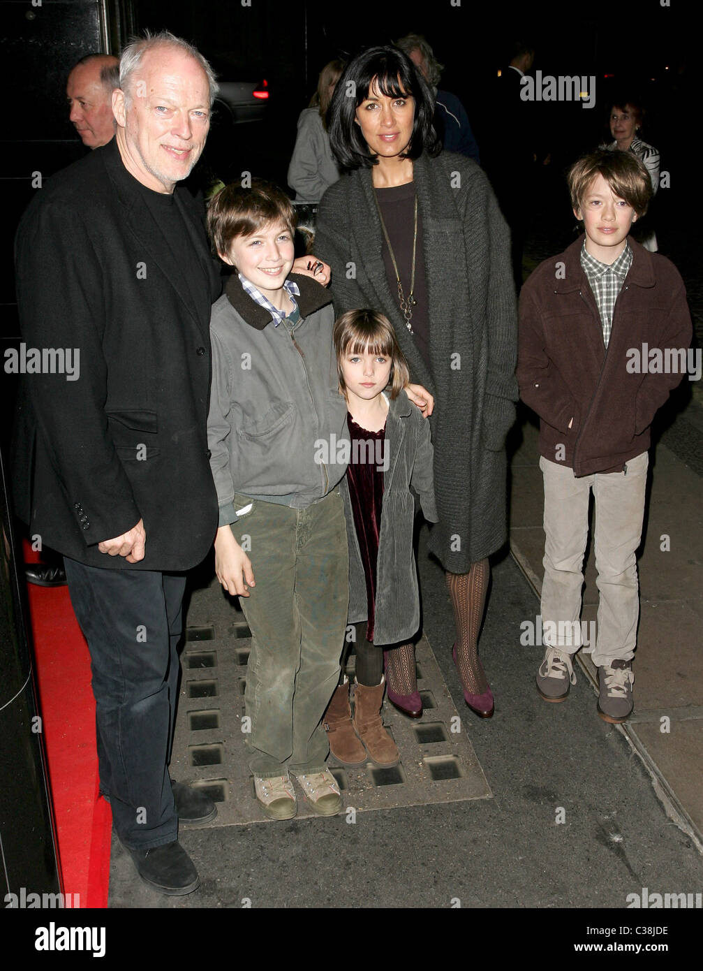 Dave Gilmour und Gäste VIP-Screening von "Skellig" - Ankünfte London, England - 25.03.09 Stockfoto
