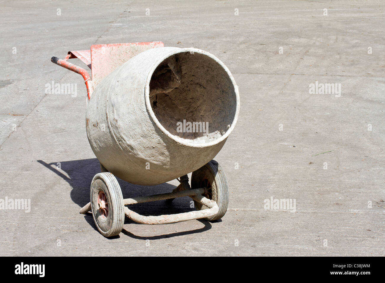 Alten Betonmischer Stockfoto