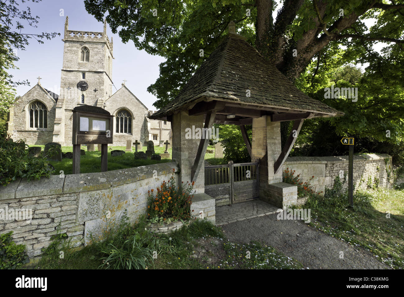 All Saints Church - Crudwell, Wiltshire Stockfoto