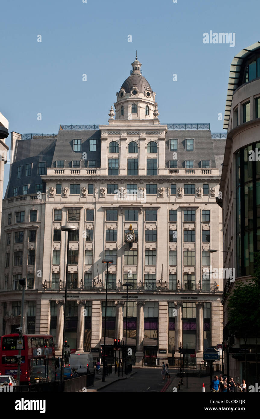 House of Fraser, Denkmal, London, Großbritannien Stockfoto