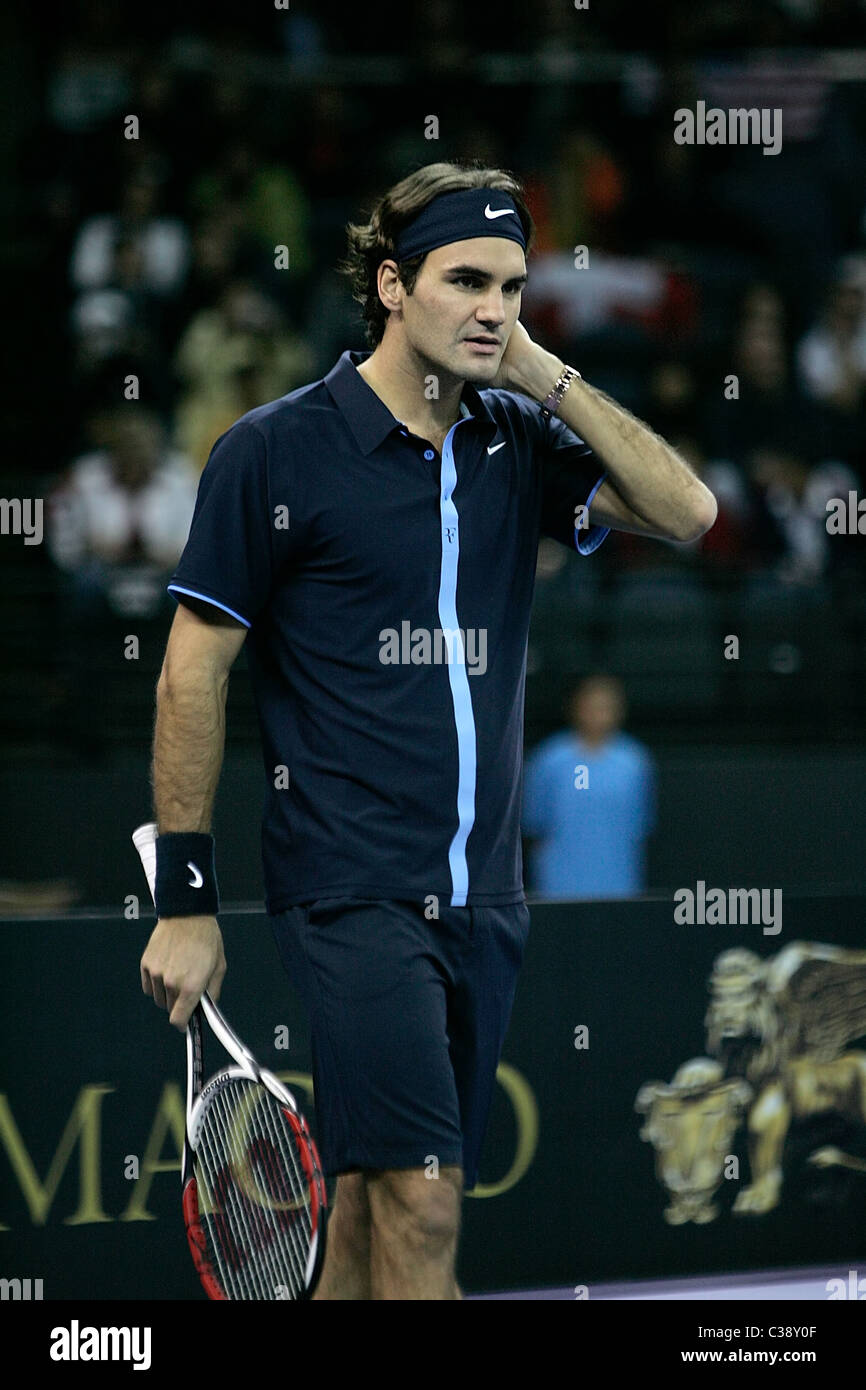 Roger Federer, mehrfacher Grand-Slam-Sieger Stockfoto