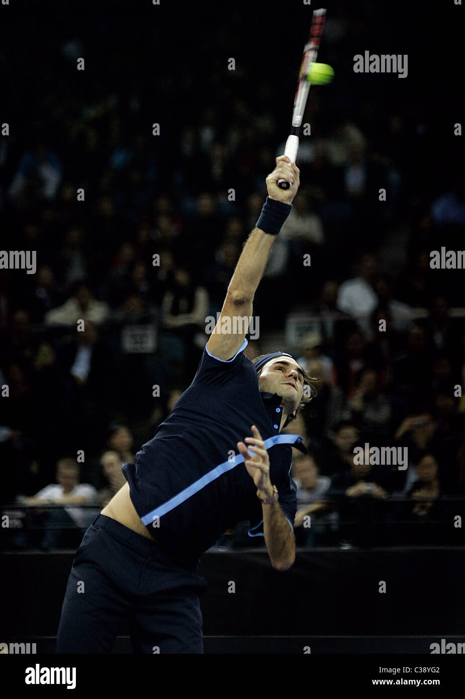 Roger Federer, mehrfacher Grand-Slam-Sieger Stockfoto