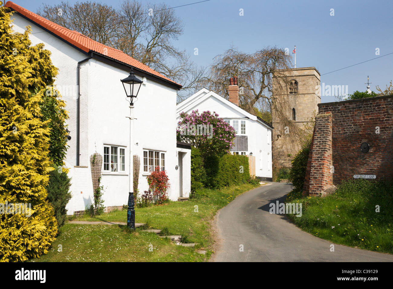 Allerheiligen Kirche Bishop Burton Osten Reiten von Yorkshire England Stockfoto