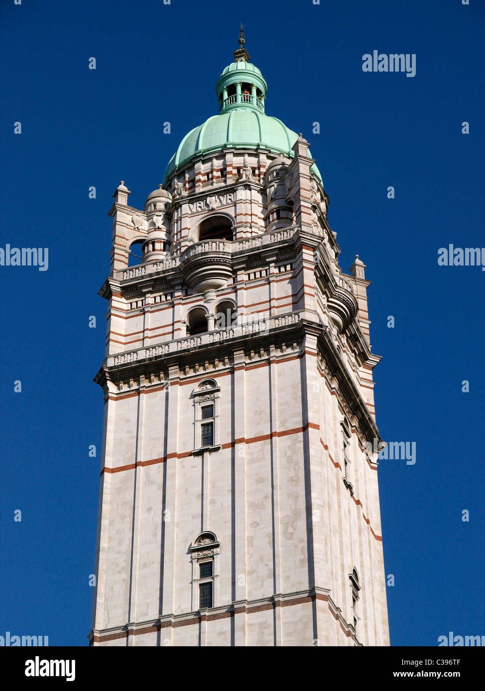 Der Königin Turm Imperial College, einst bekannt als Collcutt Turm, nach die viktorianischen Architekten Thomas Edward Collcutt. Stockfoto