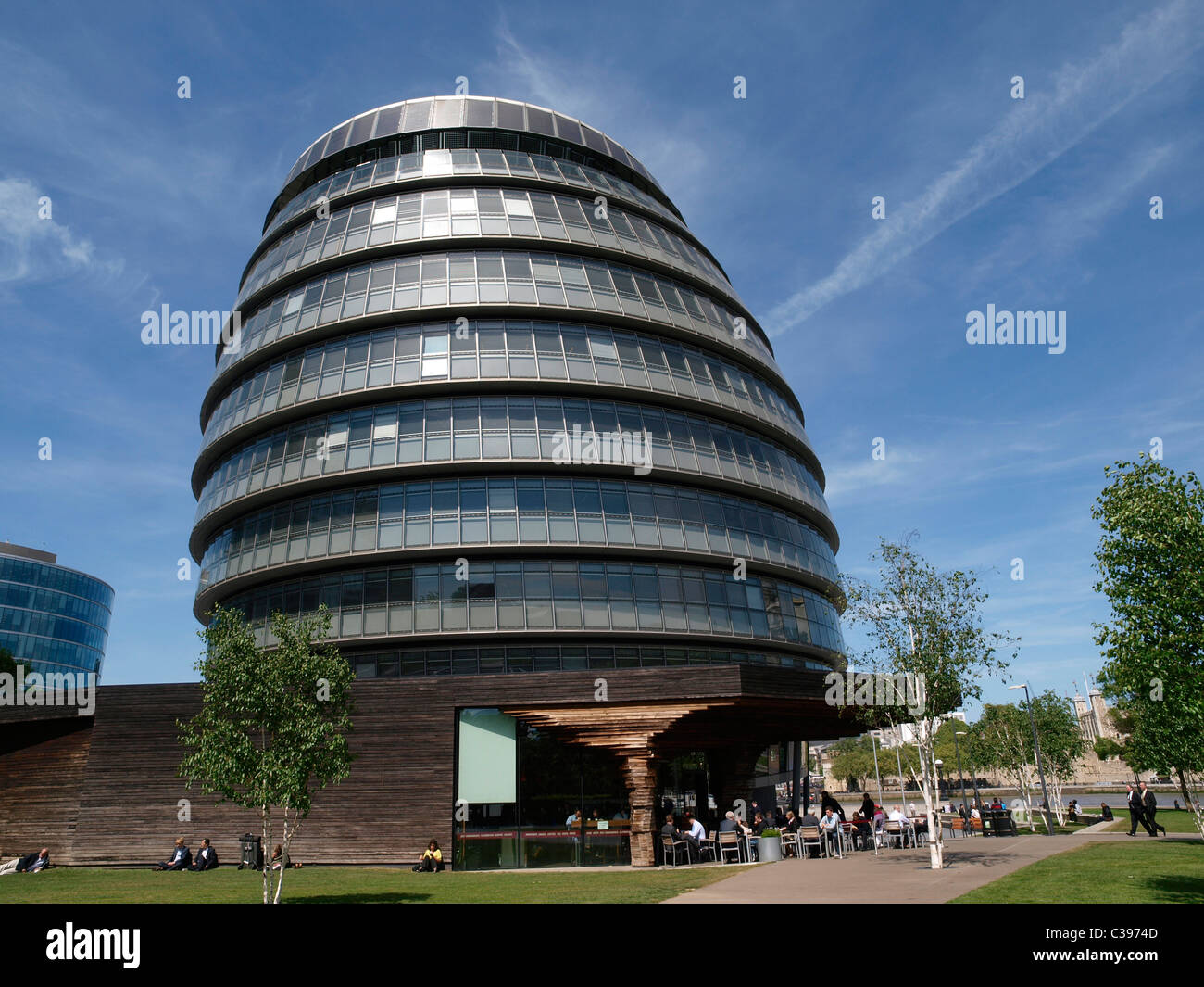 Greater London Authority, Rathaus, die Königin zu Fuß, mehr London, London SE1 2AA Stockfoto