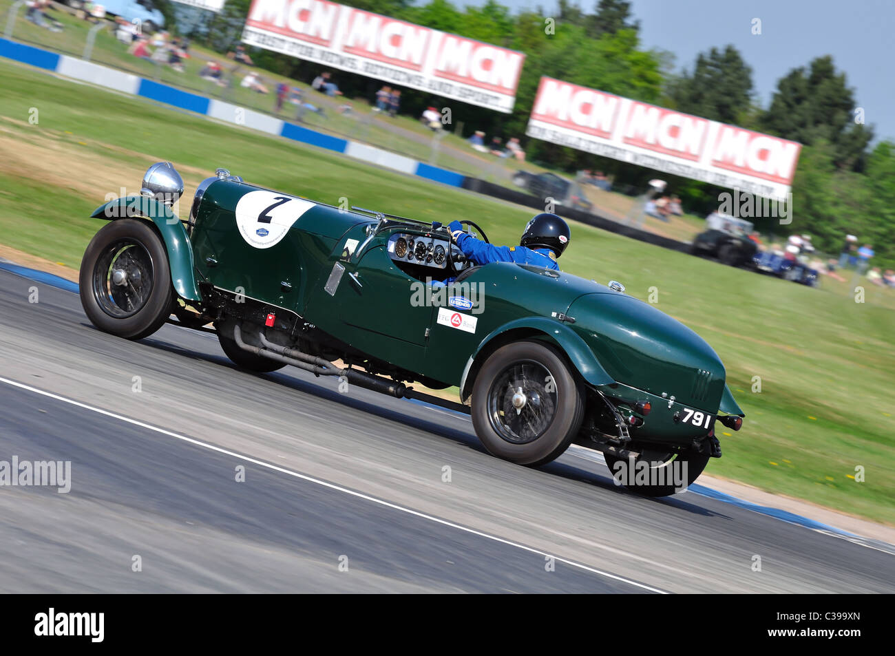 "Mad Jack" für Vorkriegs-Sportwagen - Alan Brown/David Hine, 1936 Lagonda LG45 Stockfoto